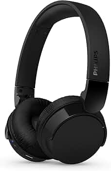 Philips Audio TAH4209BK/00 Bluetooth Headphone with Lightweight and Fodable Design, 32mm Neodynamic Drivers, 55H Playtime, USB Type-C Fast Charging, B...