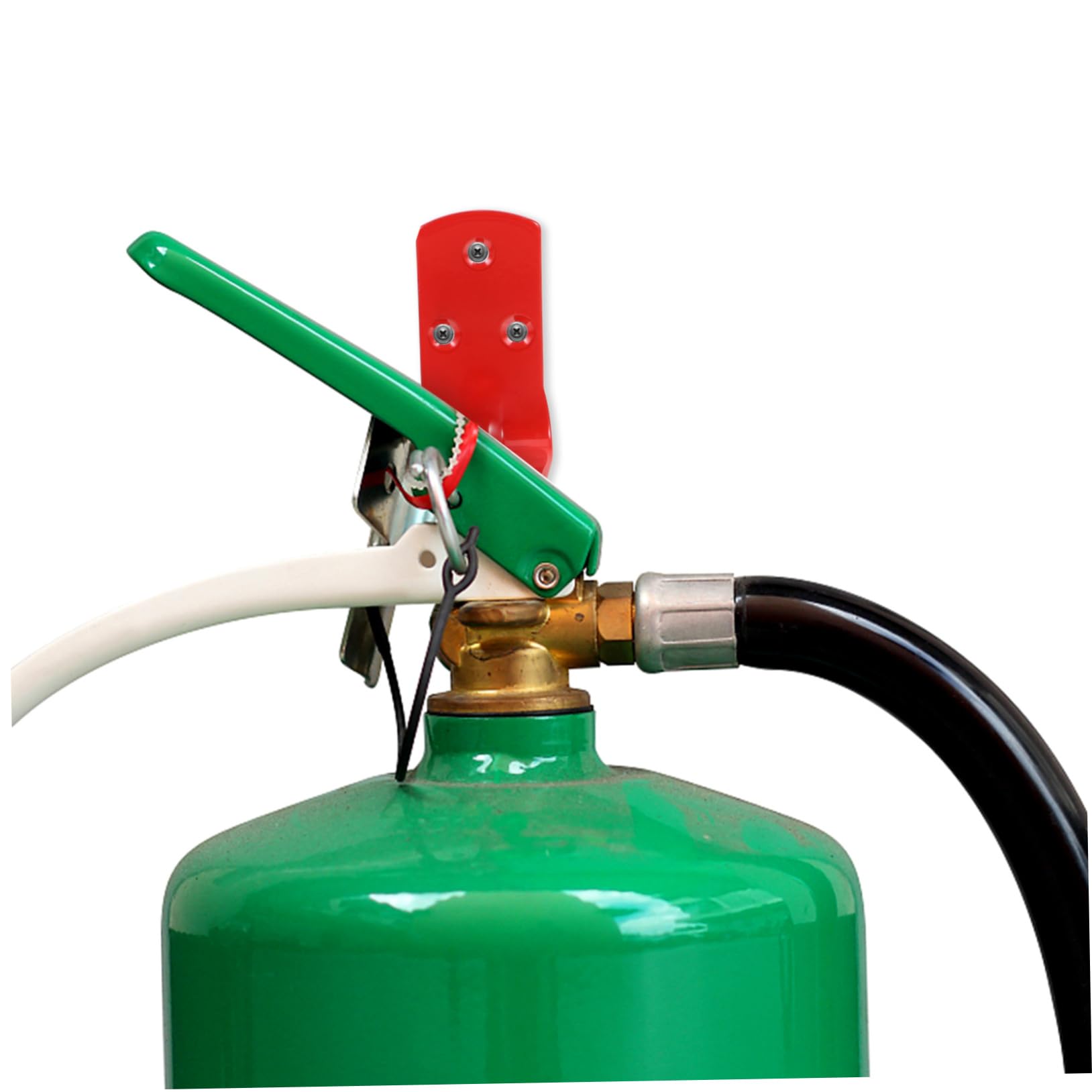 SHINEOFI Gancho Para Extintor De Incendios Ganchos Para Sujetar Extintor De Incendios Montado En El Garaje Abrazadera Pequeña Para Extintor De Incendios Colgador Para 4 piezas x 4