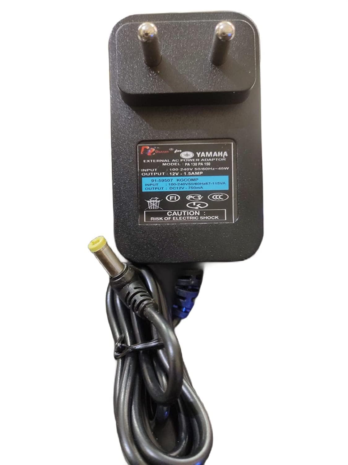 Fox Micro Compatible with Yamaha Keyboard Models PSR-262 PSR-275 PSR-282 PSR-290 PSR-E333 PSR-E353 PSR-E423 PSR-E443 YPG-625 YPT-230 YPT-400-image-40