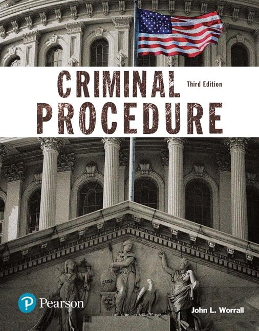 Criminal Procedure (Justice Series) (The Justice Series) 3rd Edition