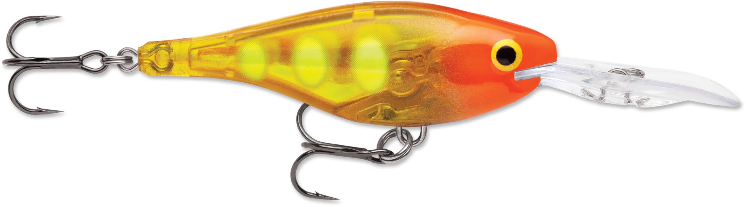 Rapala Glass Shad Rap Crankbait, Hard Bait Lure, Bass Walleye and Pike Fishing Lure, Natural Baitfish Look, 2-3/4
