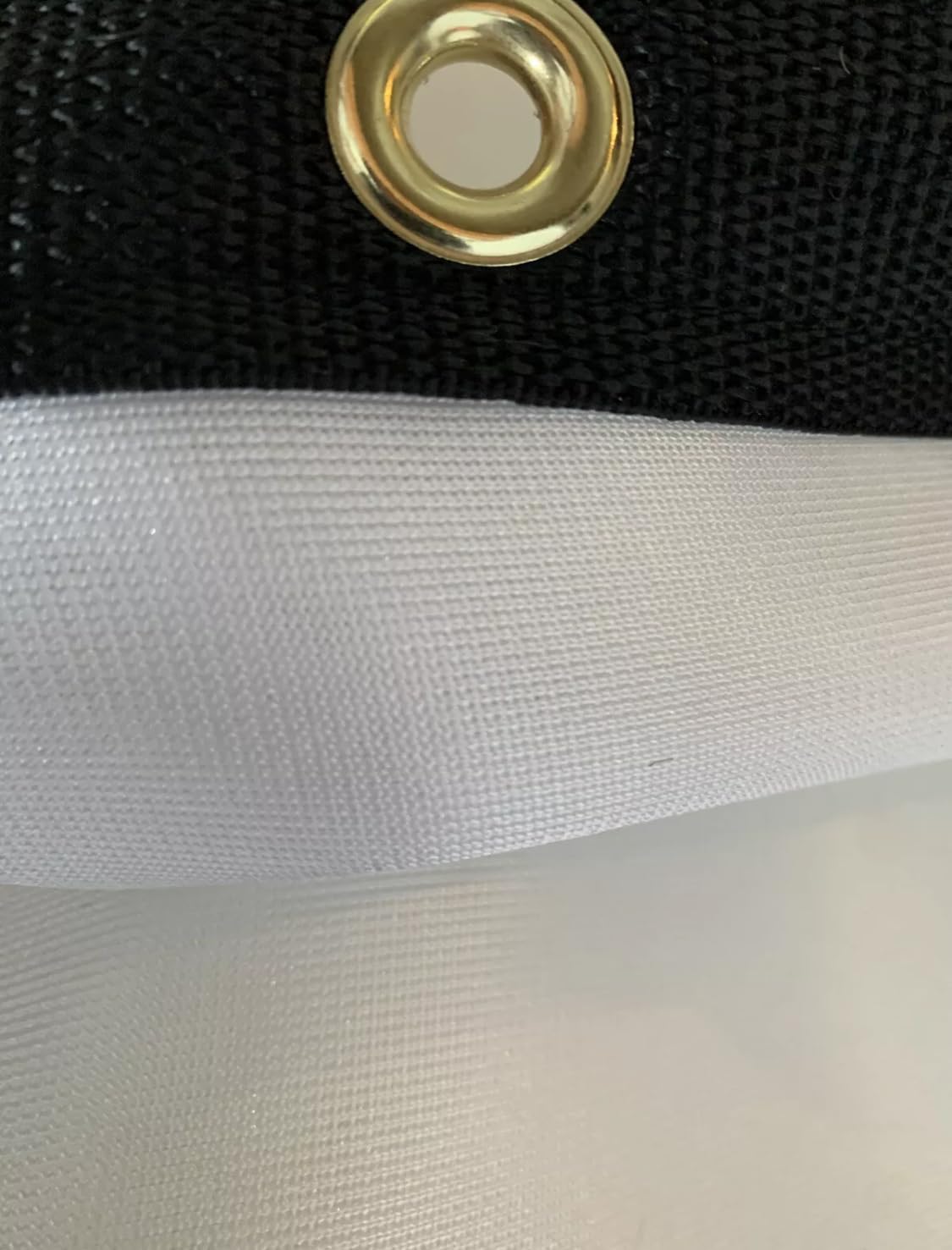 Premium Golf Simulator Screen for use with Real Balls (Commercial Quality) Made in The USA (9' X 10'), white