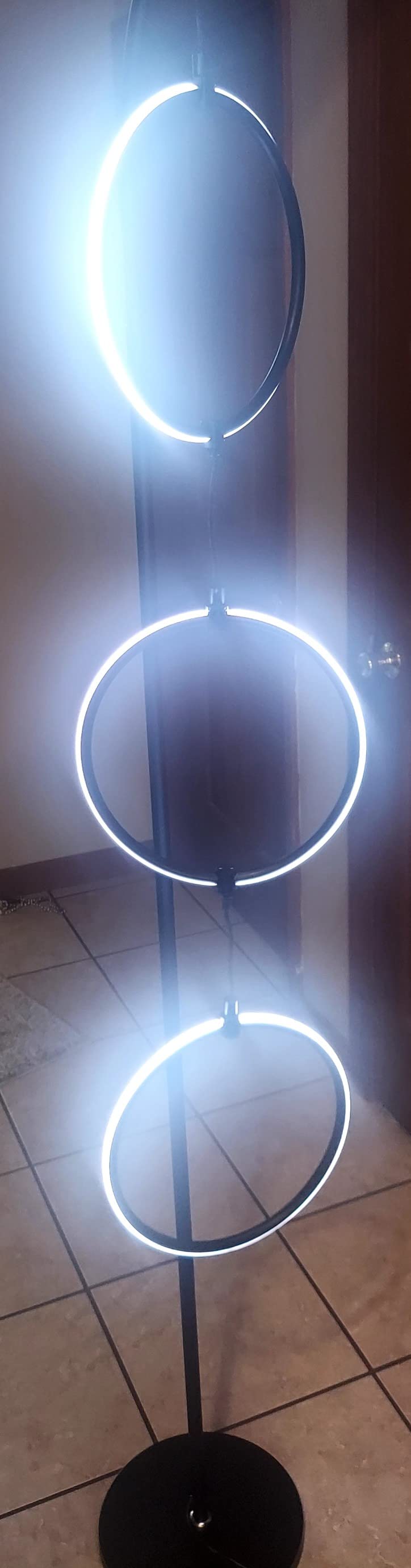 Nova RGB Arc Floor Lamp | 3 Color Changing Modes | Brightech