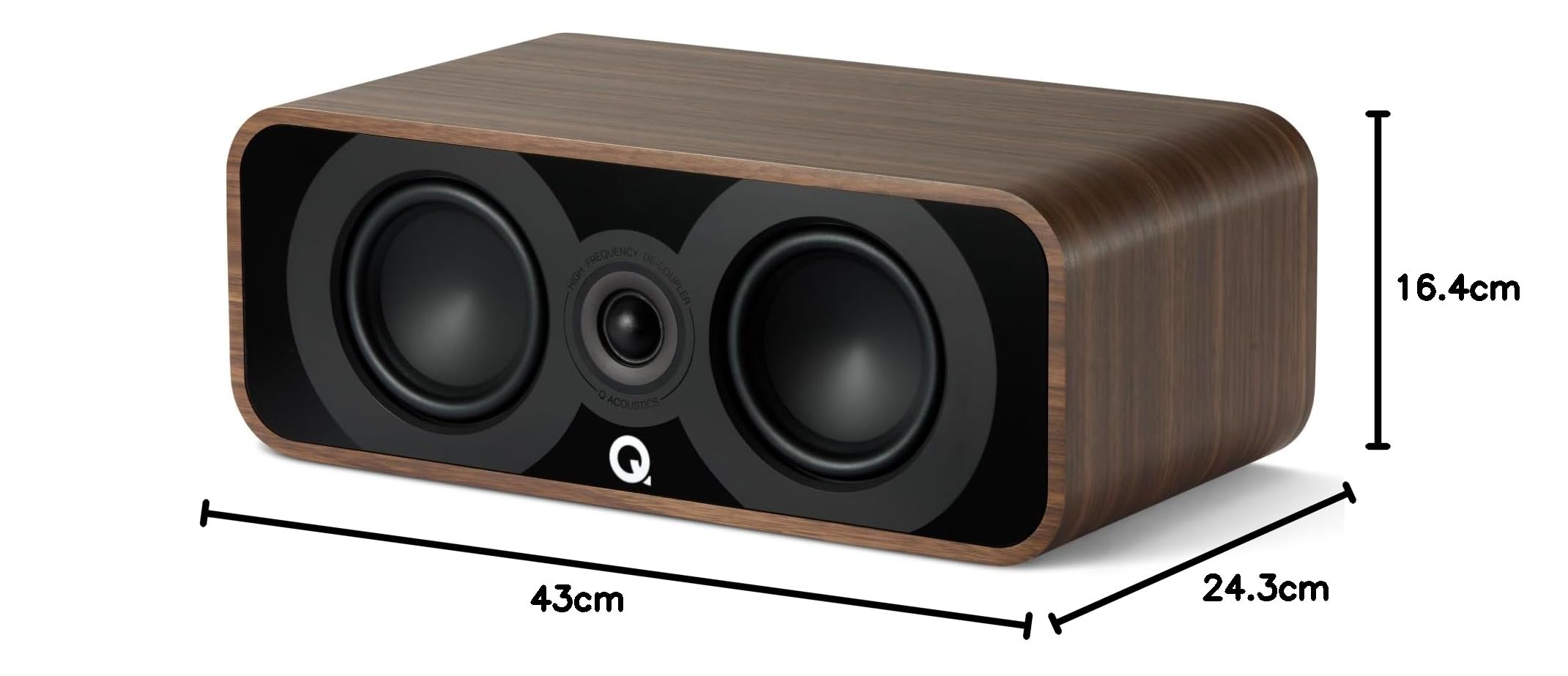 Q Acoustics 5090 Bois de rose - Enceinte Centrale