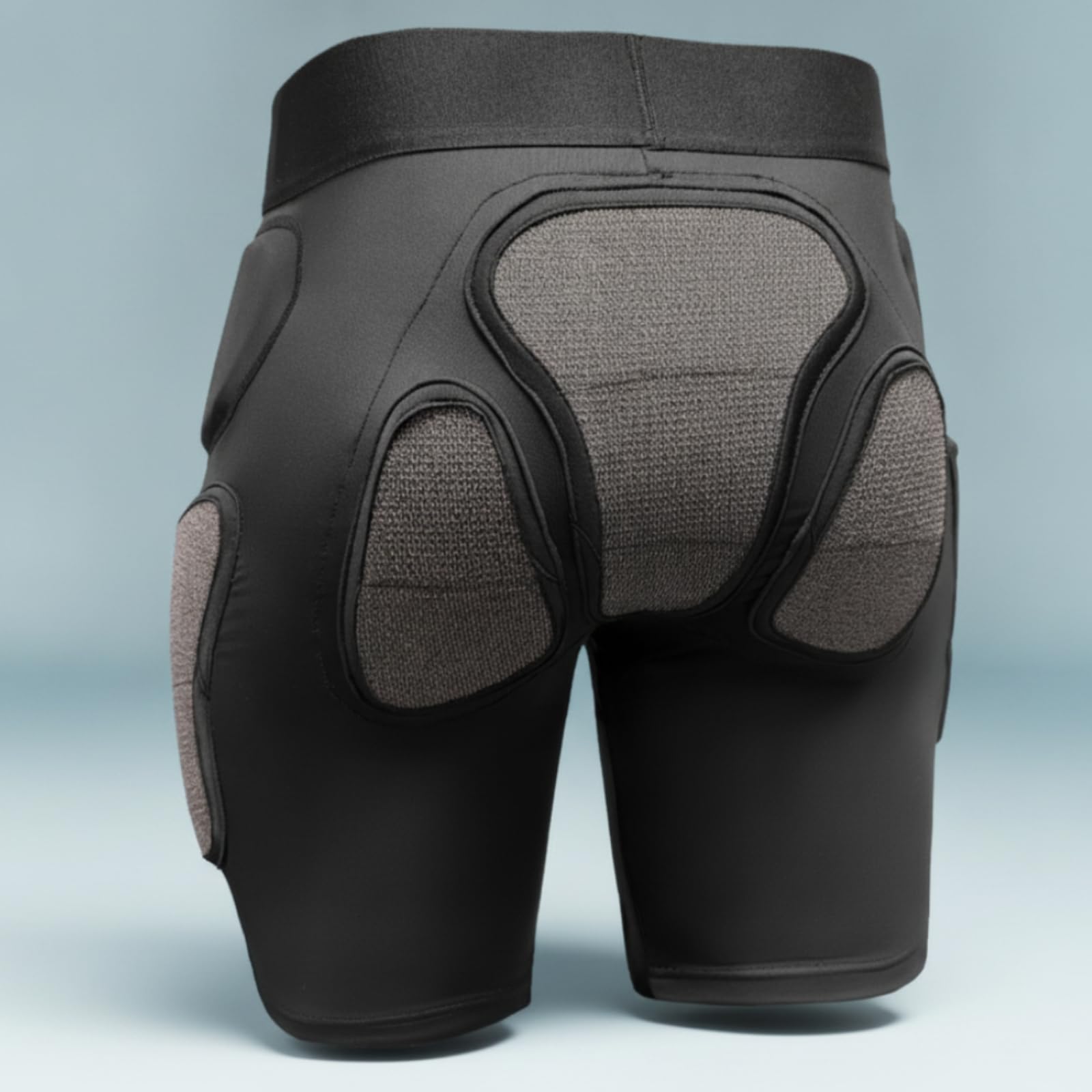 Amagogo Pantalones Protectores de Esquí con Absorción de Impactos Shorts Acolchados Pantalones de Protección Acolchado en Caderas y Asiento Malla de