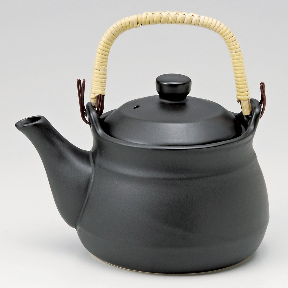 Black Heat-resistant Earthenware No. 50 (Tokoname Ware) [850cc 665g] [Heat-resistant earthen bottle] OK on direct heat | restaurants, inns, Japanese tableware, restaurants, stylish, tableware,