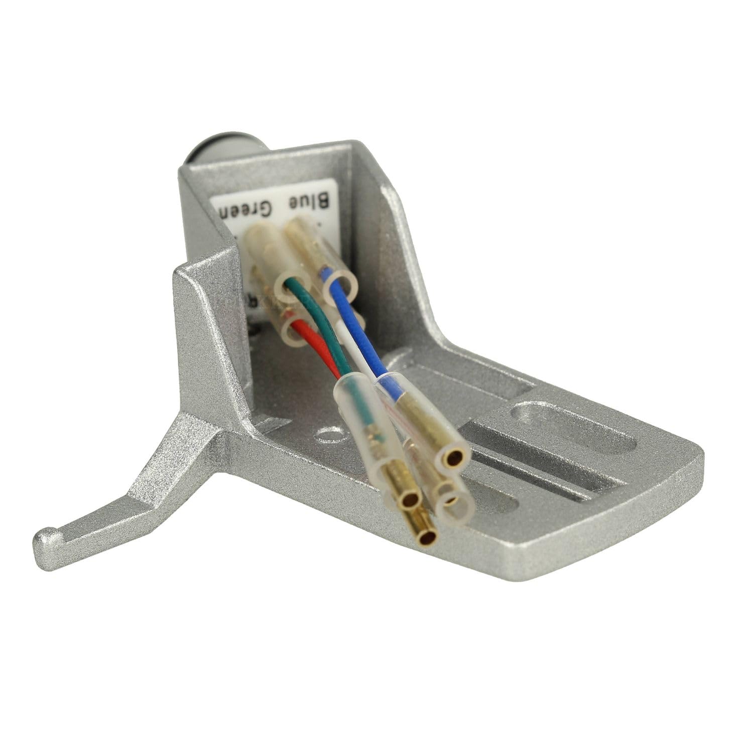 THAKKER CHS-13 - kątowy Headshell wykonany z lekkiego aluminium - Srebrny | SME Connector | dla prostych ramion | z kablem Headshell