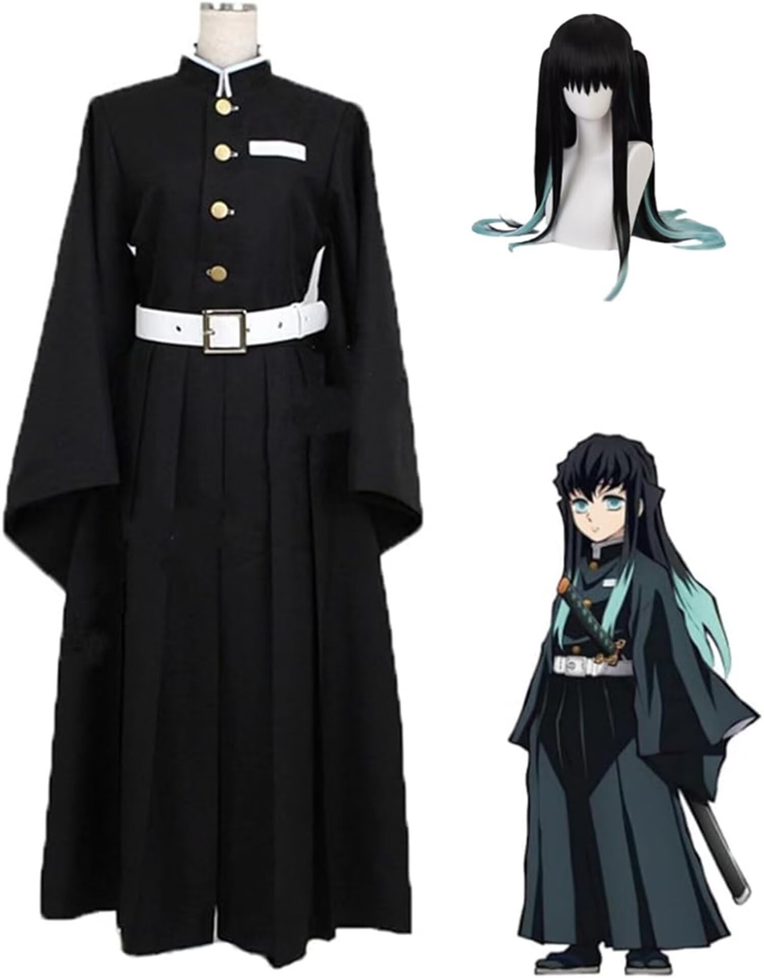 【コットンキャンディーさま専用】鬼滅コスプレ　しのぶ　無一郎 鬼滅の刃 霞柱 時透無一郎 コスプレ衣装 隊服 刺繍 - Costowns