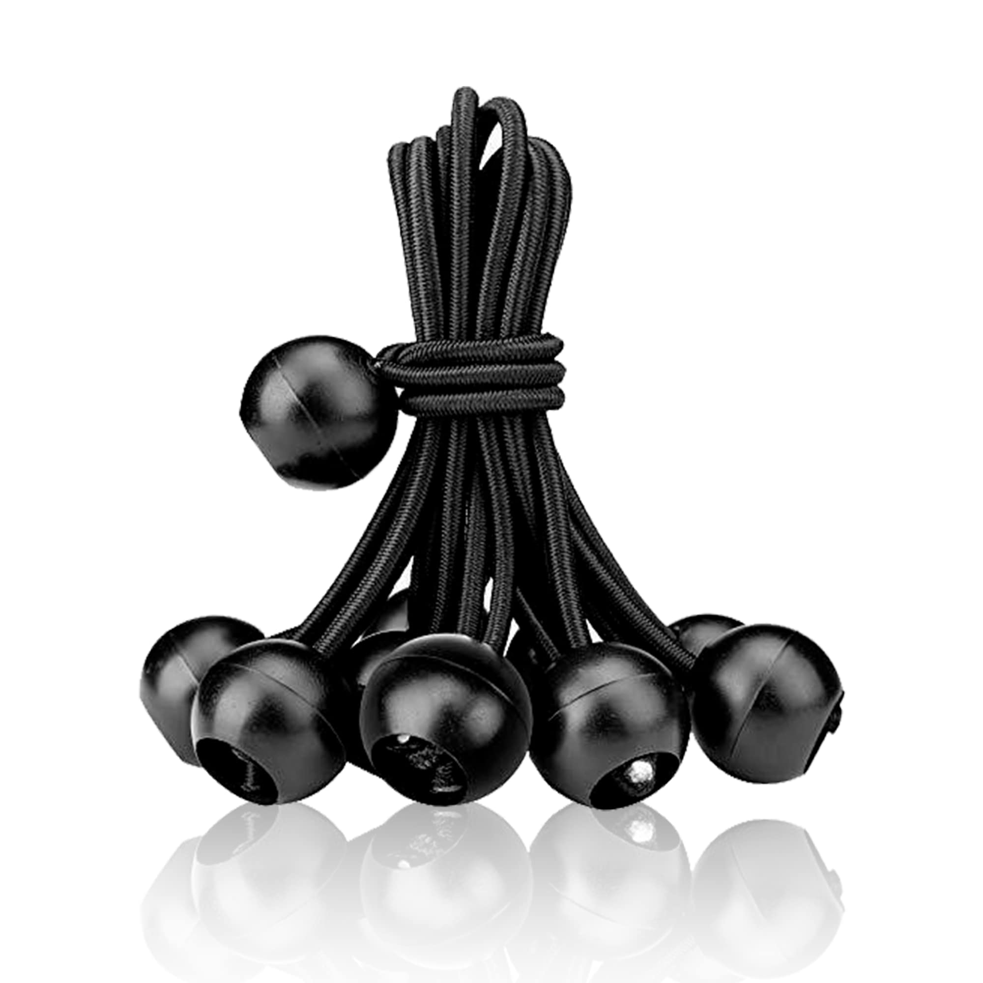 GRAND PITSTOP Bungee Balls (8Inch) - Set of 10 - Black-image-15