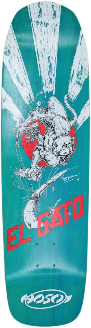 Hosoi Skateboards Eddie Elguera Invert Cat Pro Model Skateboard Deck