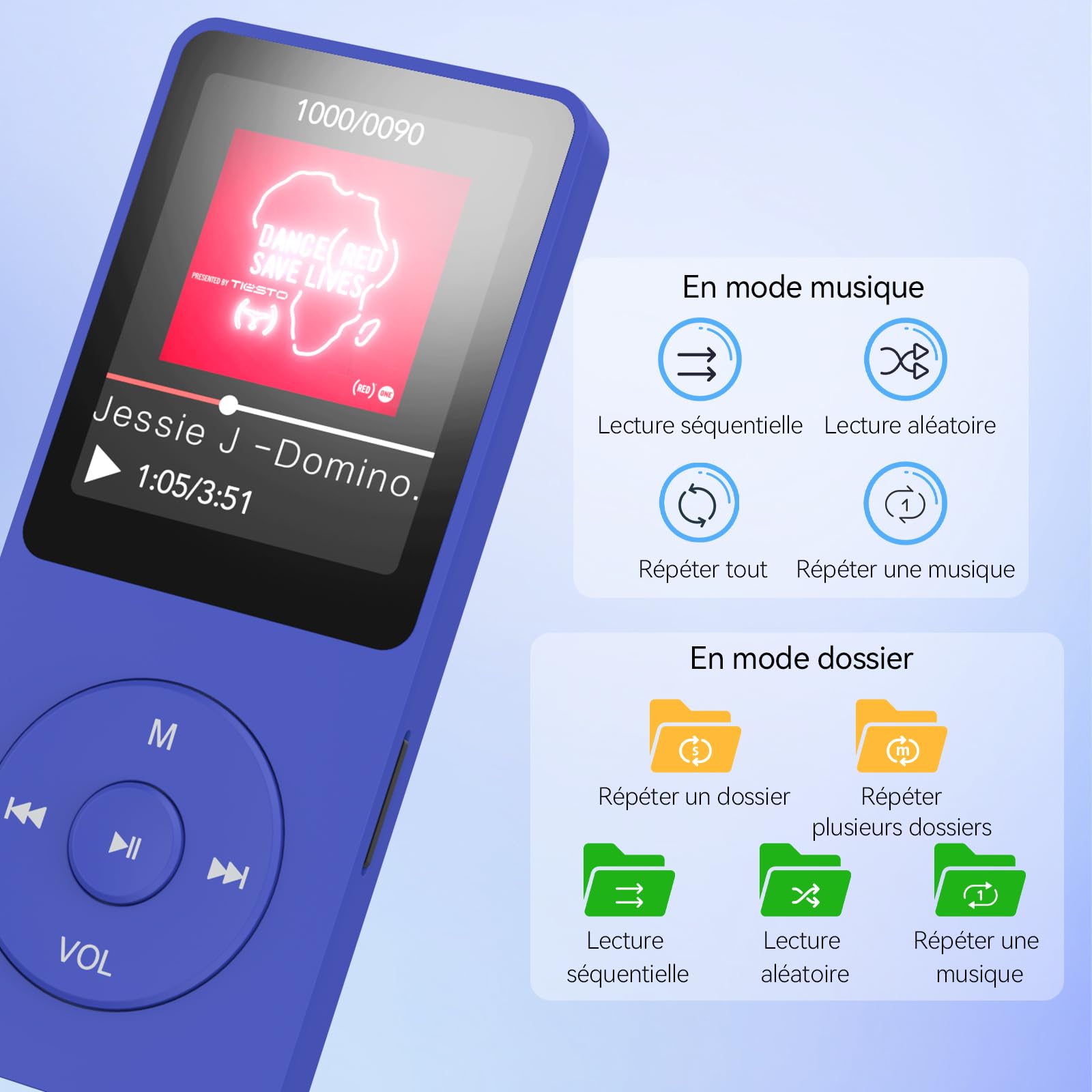 Lecteur MP3 SMPA02PDB et BCB boîte de Protection
