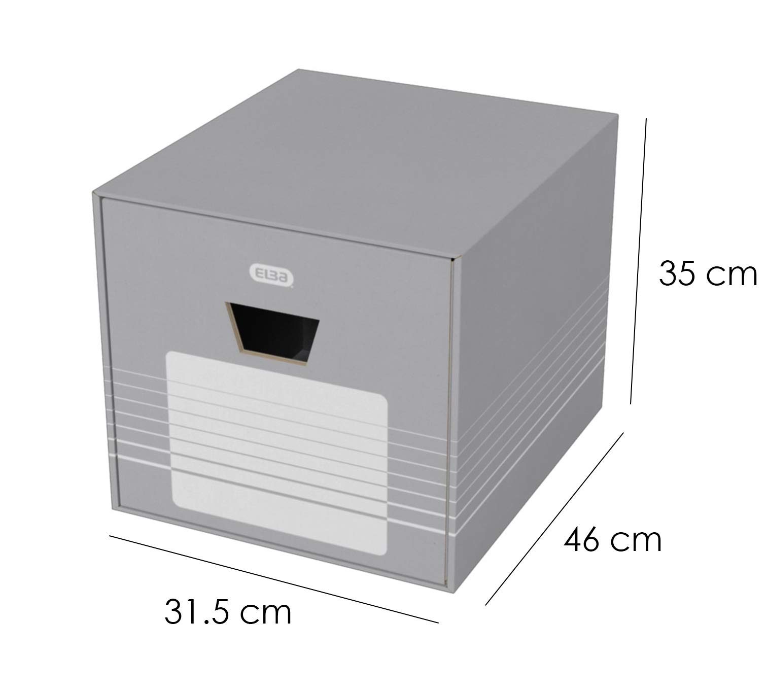 ELBA Ablagebox Automatische 385X460X350 grau