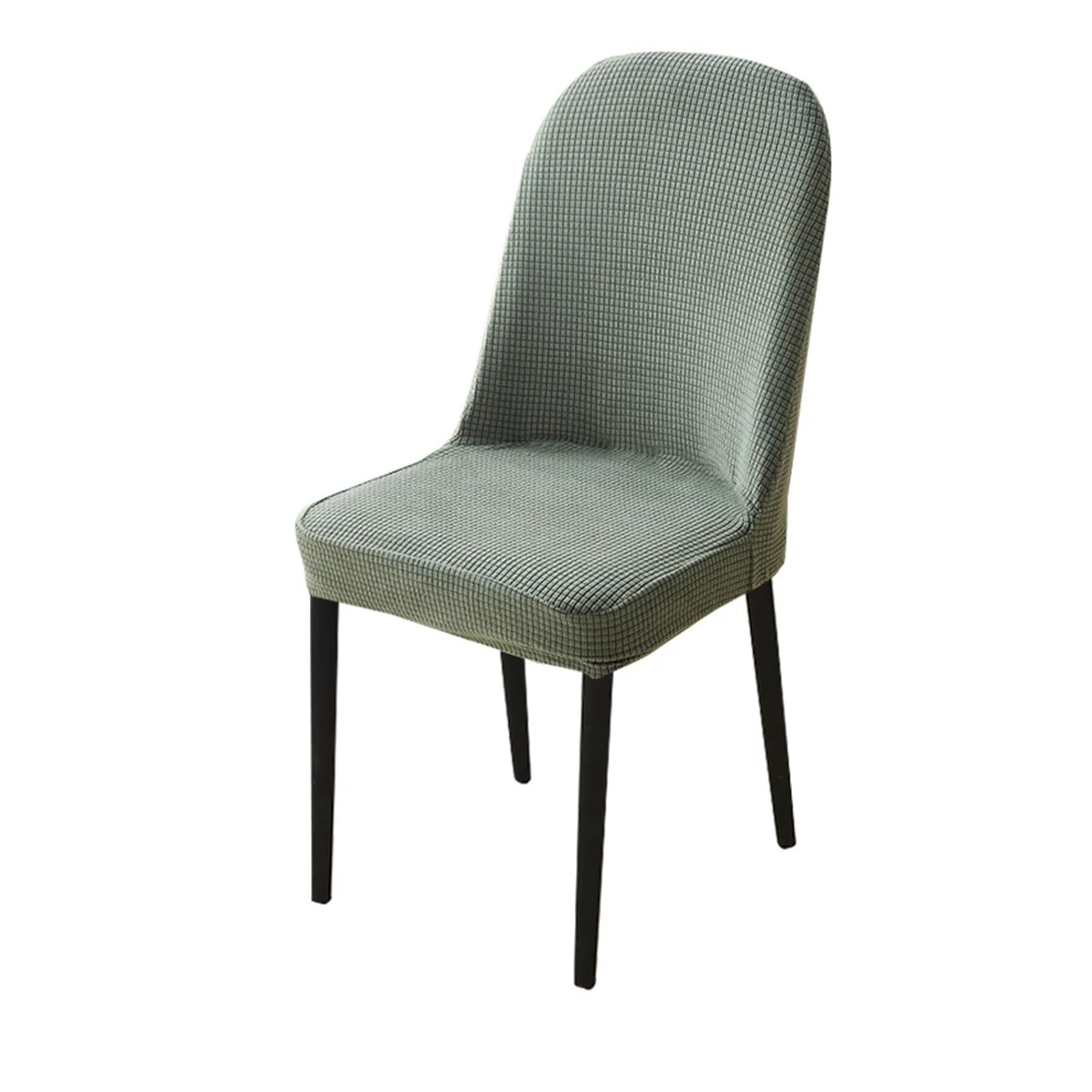 SHBHWS Jacquard Curved Dining Chair Cover Spandex Elastic Seat Stretch Covers For Hotel Banquet Restaurant Kitchen Wedding for Hotel, Banquet(Color 5)