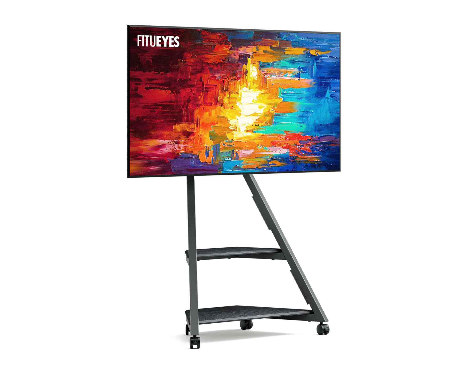 Amazon.co.jp: FITUEYES DESIGN テレビスタンド キャスター付き 壁寄せ