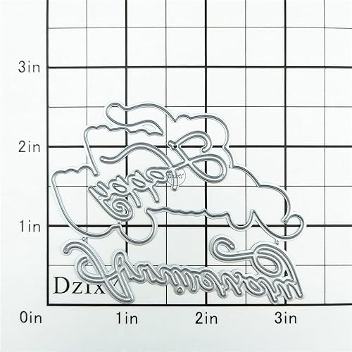 Vista 102 de DzIxY Shadow Just Note - Troqueles de corte de metal para hacer tarjetas, kit de álbumes de recortes, papel en relieve, troquelados, plantillas de 40