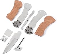 Vista 12 de EZSMITH Kit de fabricación de cuchillos – Ranger Lockback – Serie de cuchillos plegables de bricolaje – (kit de piezas)