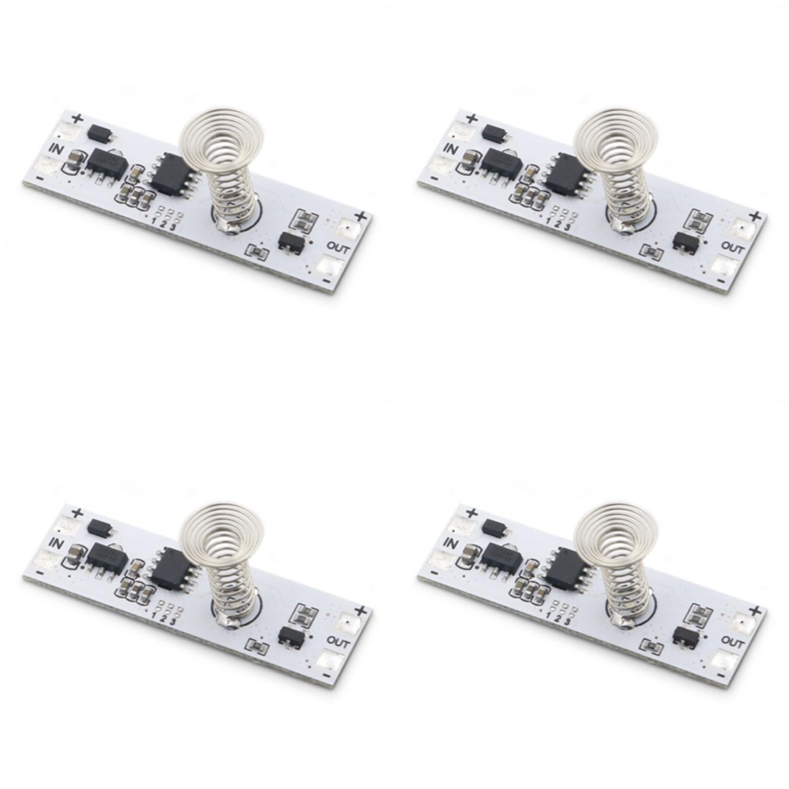 Hsioluted Multifunction Capacitive Touch Switches Module for LED Lights 5V 24VDC Input 3A Output Current Smartests Home Automation Compatible Capacitive Touch Sensorings Switches Module LED Dimmer