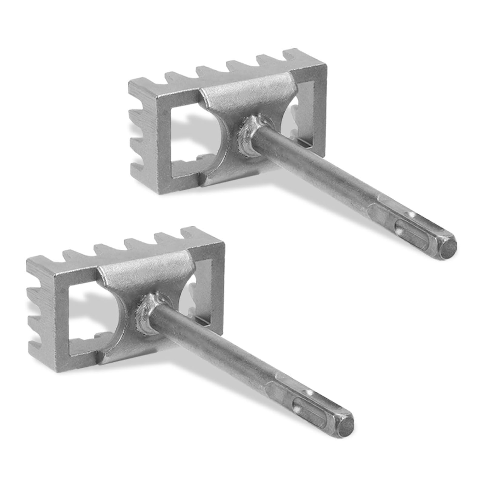 Square Hole Cutter for Electrical Box Manganese Steel Rectangle Slot Cutter for Square Drive Fast Wall Square Hole Puncher for Electric Hammer (2)