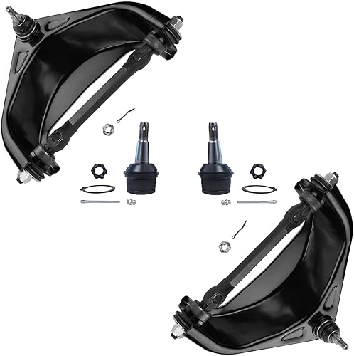 Miniatura 287 de Detroit Axle - Brazos de control delanteros inferiores con rótula + barras estabilizadoras de repuesto para Chrysler Dodge Intrepid 300M Concorde