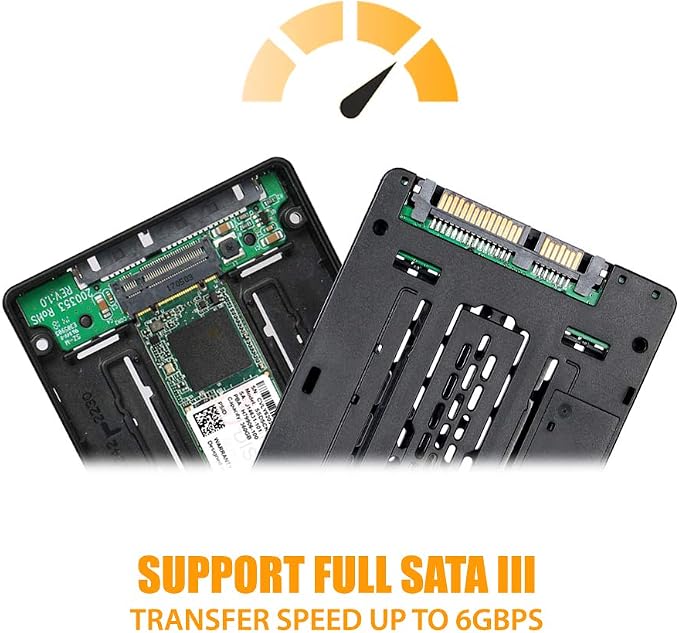 ICY DOCK Adaptador Caja SSD M.2 SATA a 2.5" SATA III miniatura 4
