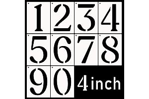DXCYZ Reusable Large Number Stencils Kit For Curb Kit