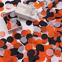 Vista 3 de Globos rellenos de confeti negro de 1 pulgada o decoración de fiesta de mesa, 5000 piezas