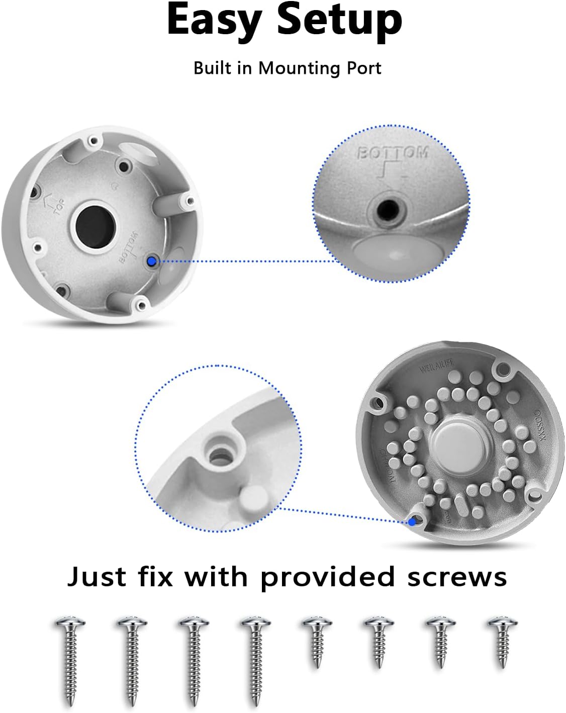 Easy Setup Built-in Mounting Port