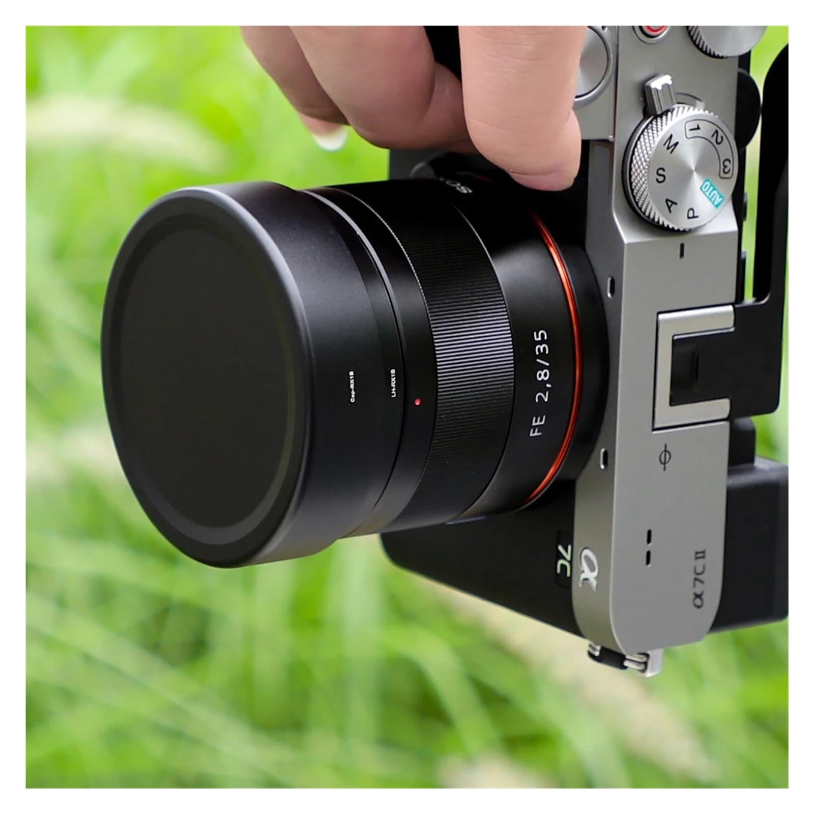 Camera Lens Hood, Compatible con Parasol Sony E 16 20 28 30 mm.