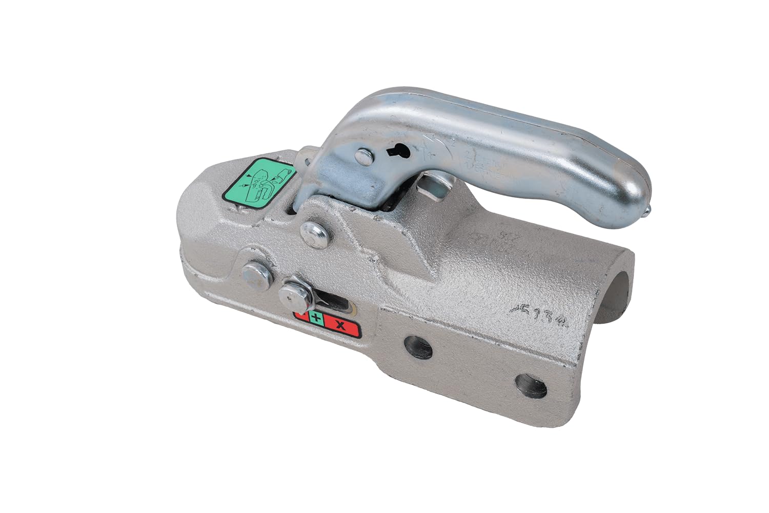 Attelage à boule KNOTT K35-C pour remorque de 3 500 kg avec timon tubulaire de 60 mm, en fonte