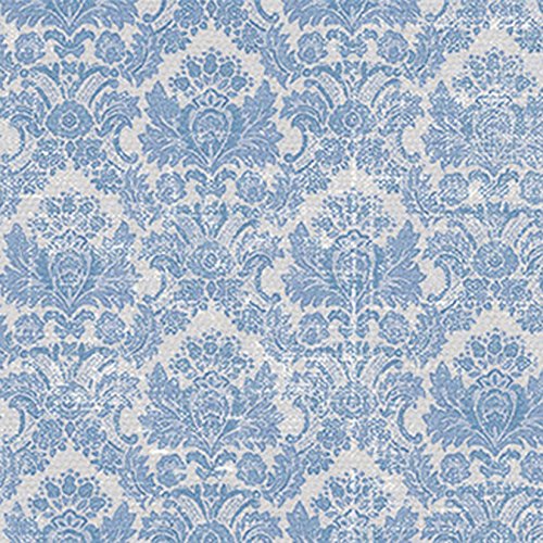 Fabscraps Shabbylicious 43" Wide 100% Cotton 10yd D/R-Blue Fleur
