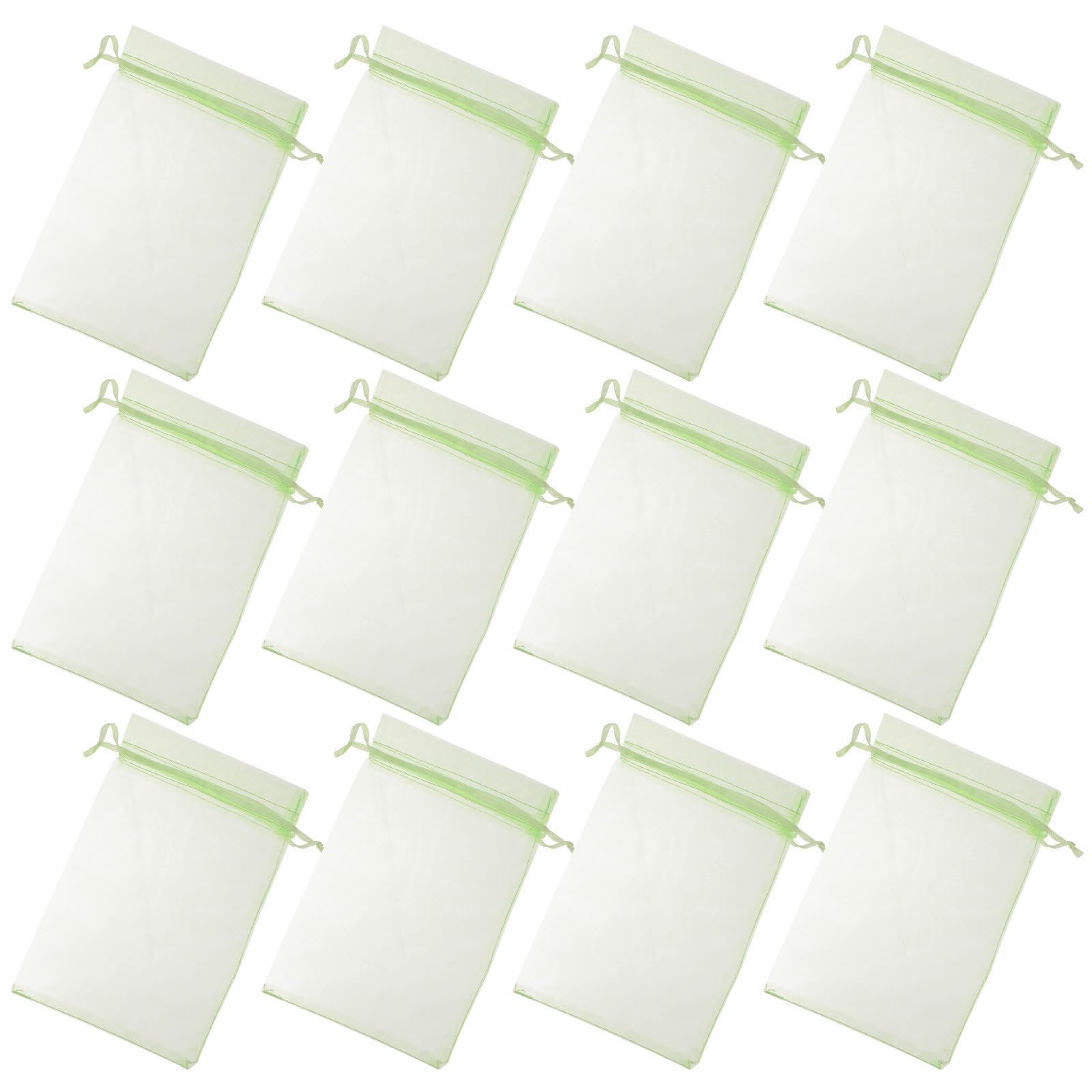 DECHOUS Bolsas Protectoras para Frutas y Verduras 100 Unidades 10x15 Cm Malla Verde Resistente para Cultivo Jardín Protección contra Aves E Insectos Saco Guardería para Uvas y Plantas