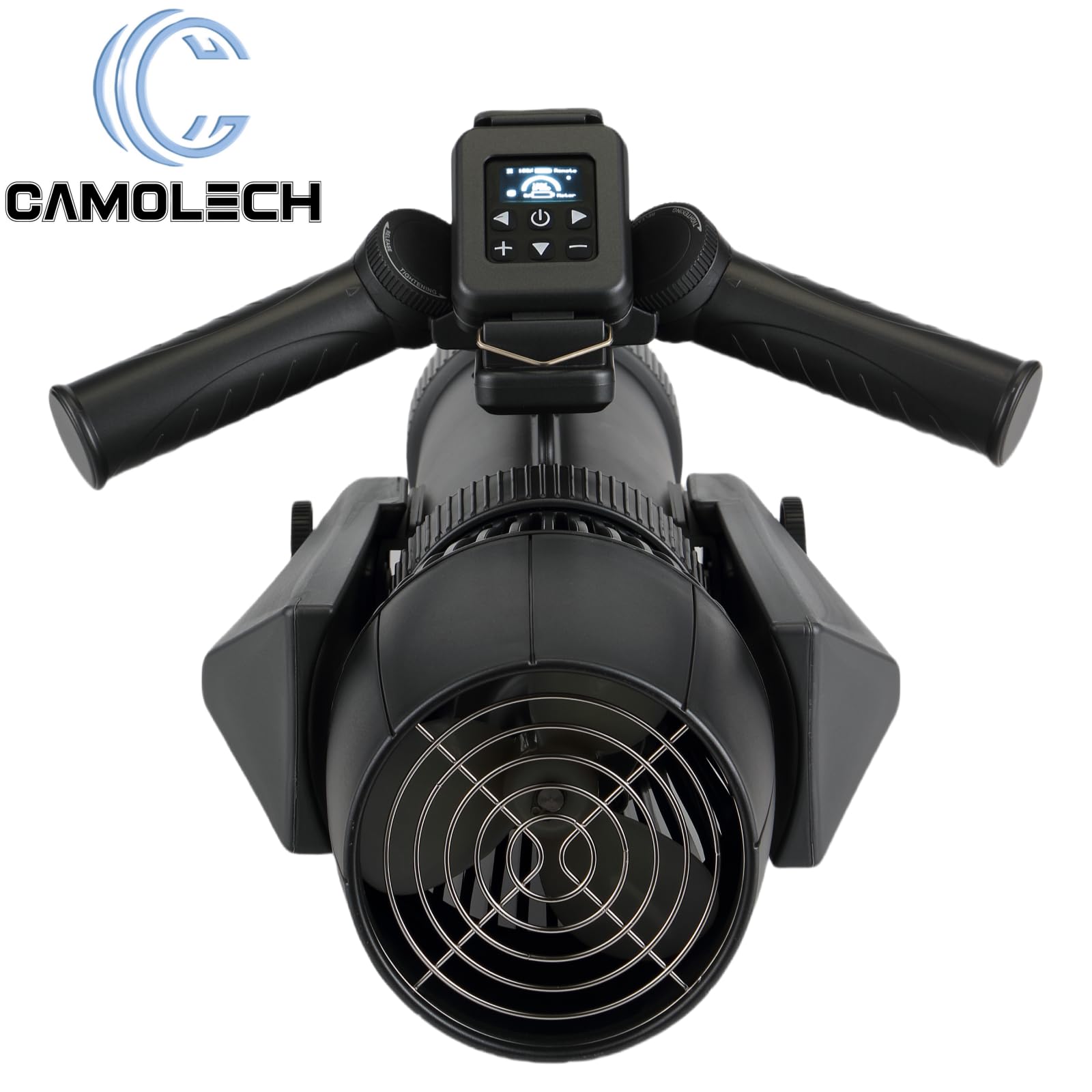 C CAMOLECH 700W Elektrischer Unterwasser-Scooter für Erwachsene, 16000mAh, 3-9km/h, 30m Tiefe, 10-Gang-Schaltung, schneller See-Roller mit abnehmbarem Akku & Dual-Flossen, kompatibel mit SUP für Ozean