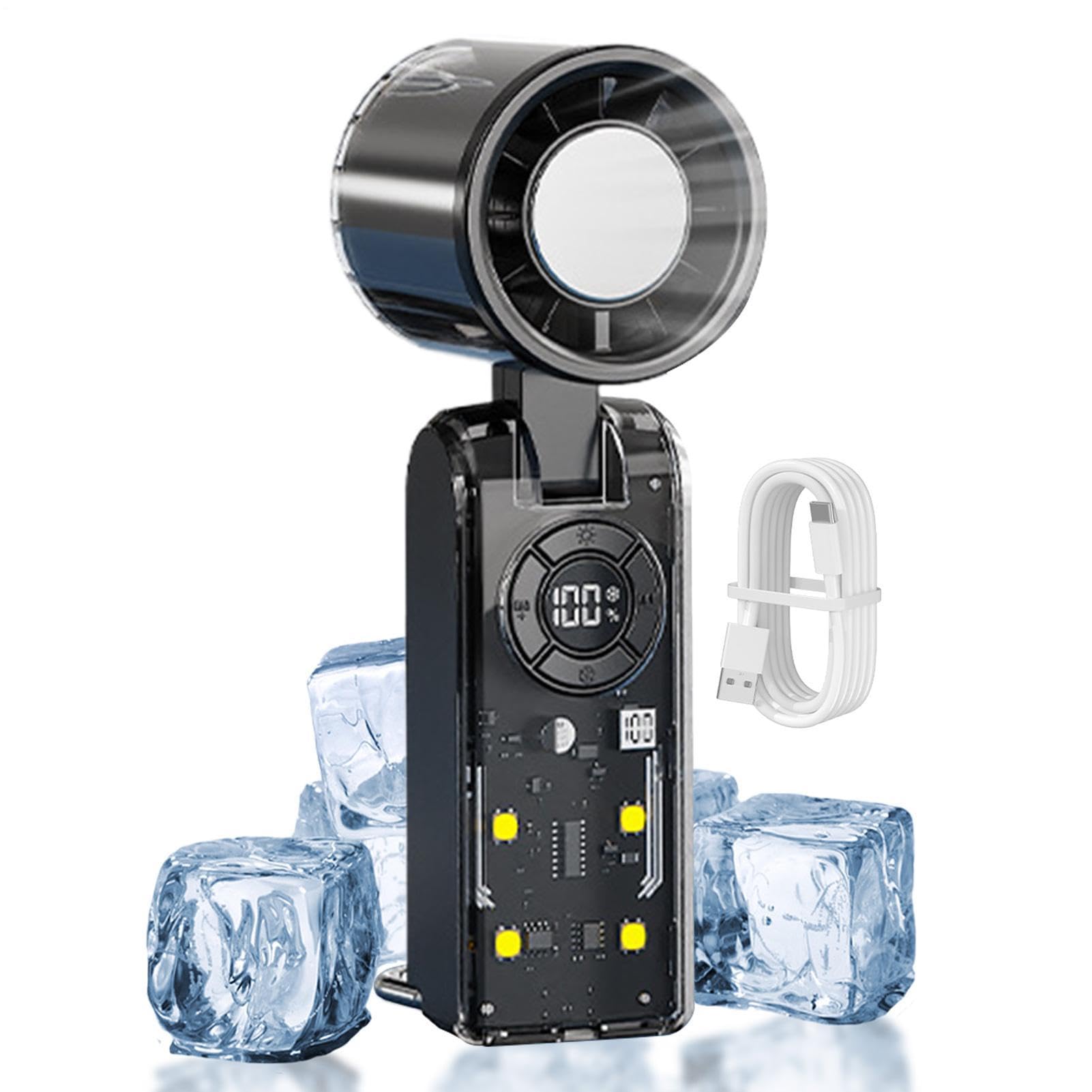 Ventilateur à main pliable 3600 mAh pour retrouver votre sérénité