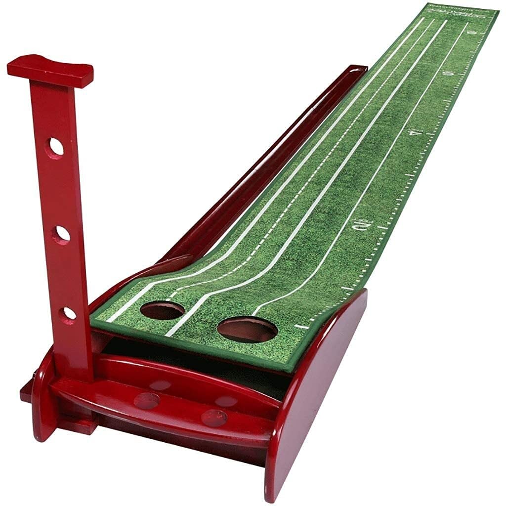 Golf Putting Mat Golf Putting Green Practice Golf Putting Mat Training Mat Golf Putting Practice Mat Set, Indoor Golf, Golf Putt Trainer, Family Putter,Velvet Fa
