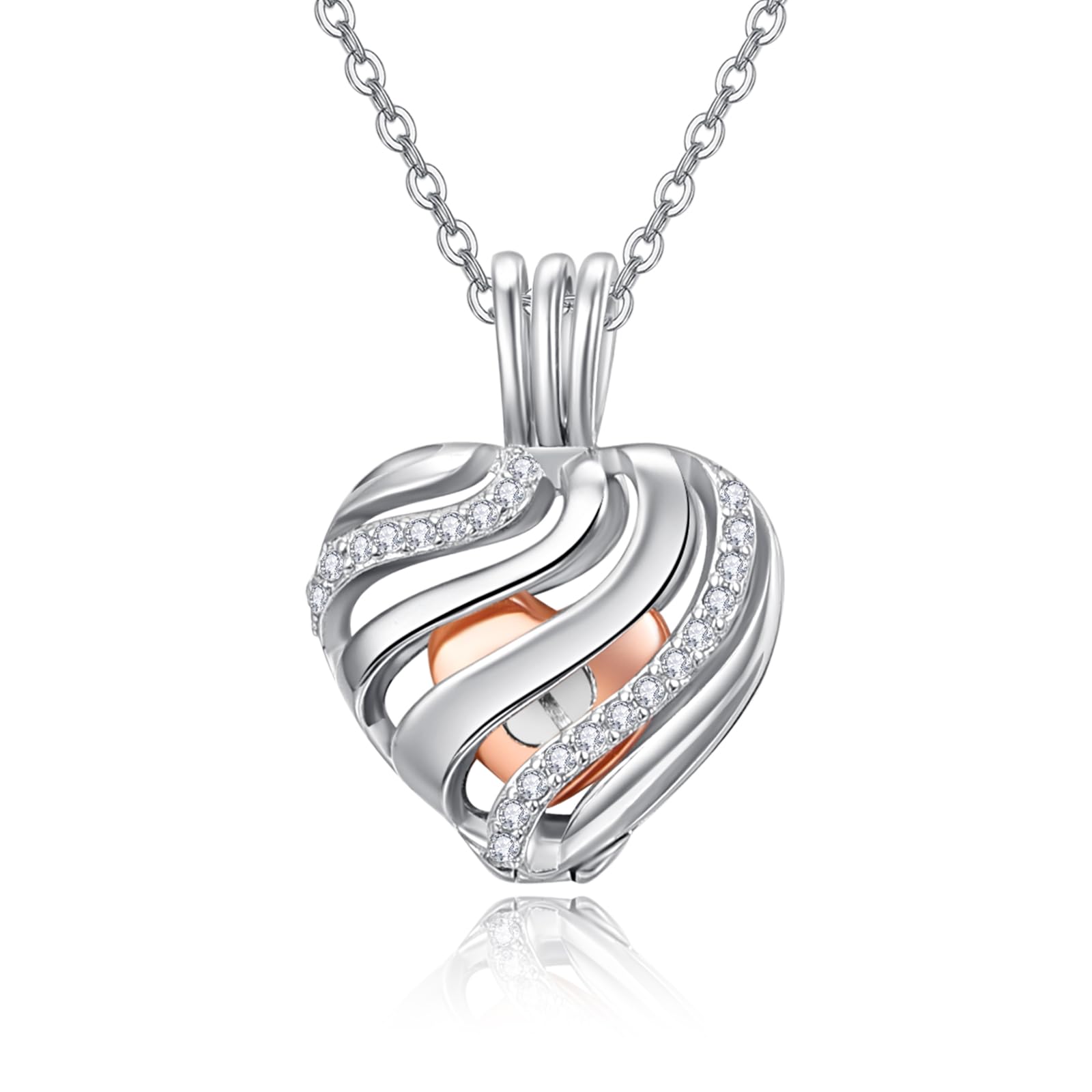 TANGPOET Collana per cani in argento Sterling 925 nero oro