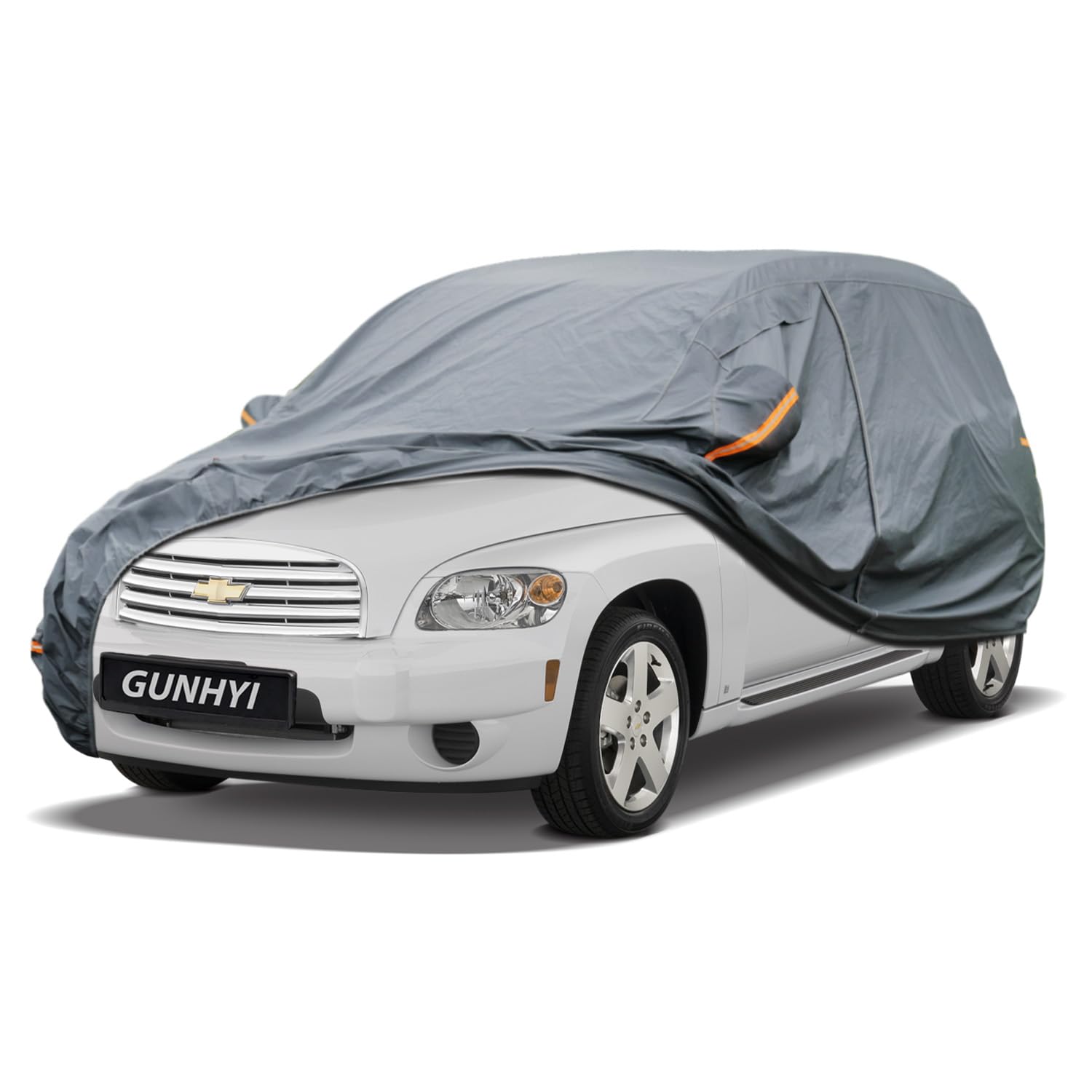 GUNHYI Premium Car Cover Custom Fit Chevrolet HHR, 16 Layers Heavy Duty Car Cover Waterproof All Weather with Zipper Door for Sun Rain Snow Dust Uv Protection