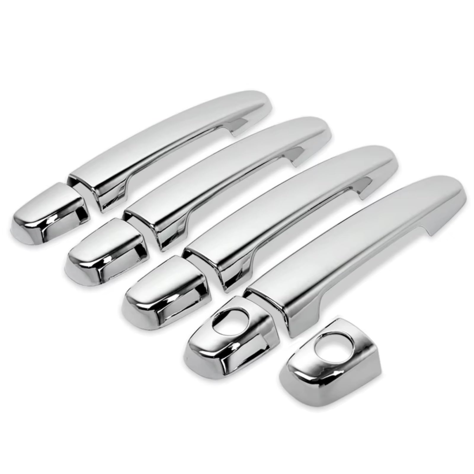 Qdzvalumv One Color Car Door Handles Cover Shell Compatible With Toyota For Prius 2006-2009 For Rav4 2001-2011 Car Exterior Door Handle Cover Trim Protector Set