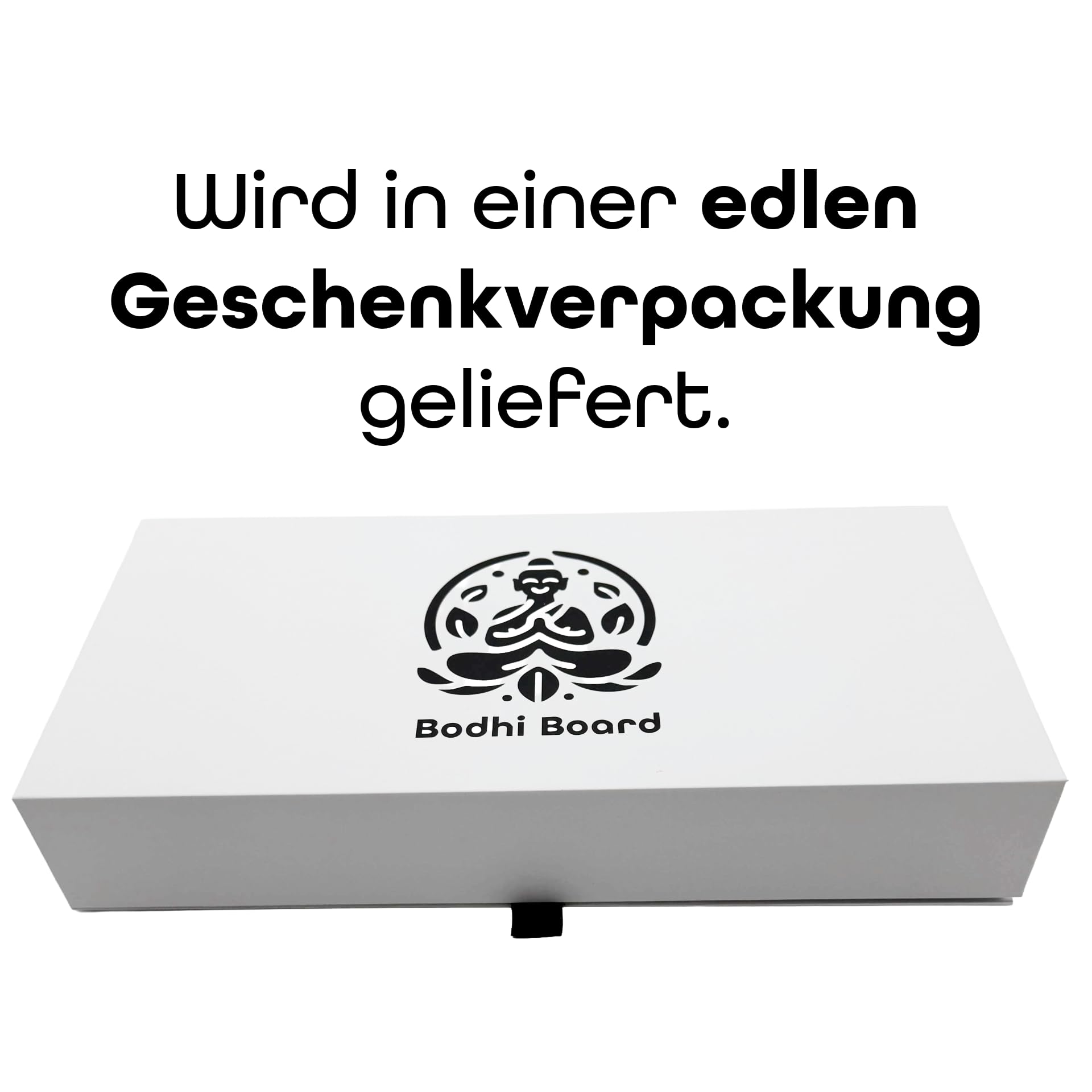 BodhiBoard Black Edition Kupfer Sadhu Board Nagelbrett für Füsse Fuß Yoga Meditation Holz für Akupressur Akupunktur Entspannung Mentale Gesundheit Massage Nail Board