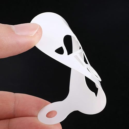 Miniatura 3 de Konsait Paquete de 50 plantillas de plantillas para tartas, reutilizables, galletas, hornear, pintura, diario, herramientas de molde, postre, moldes