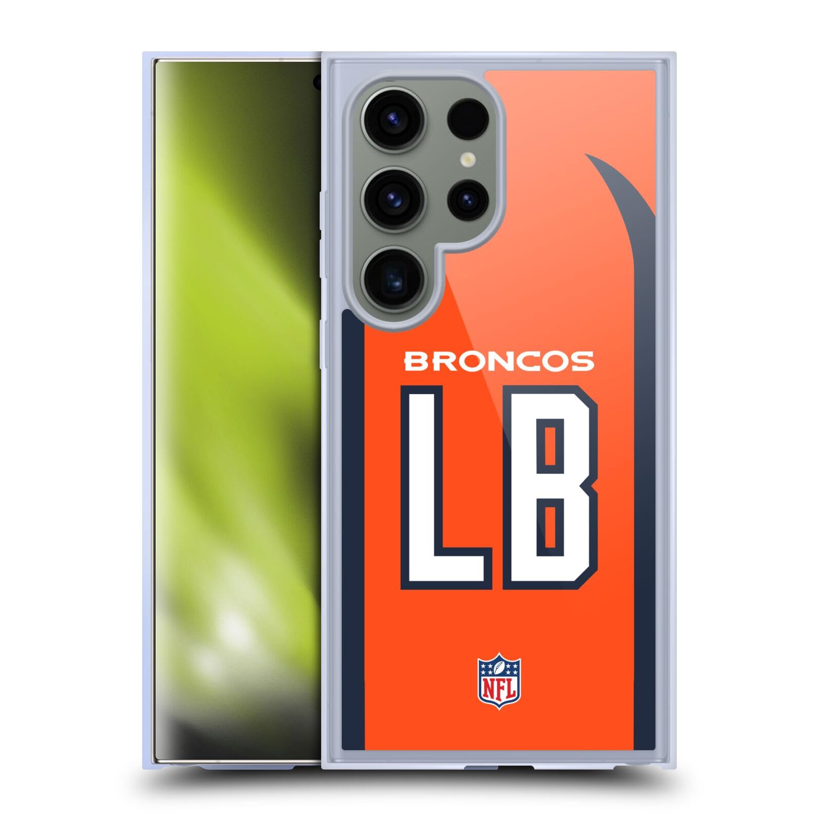 Coque MagSafe Samsung S24 Ultra NFL Protège Chocs Glisse Orange - 7