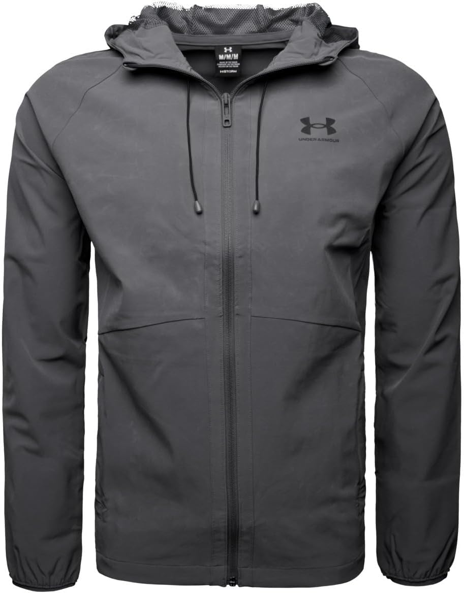 Under Armour Men's Woven Jacket Vibe, Grey