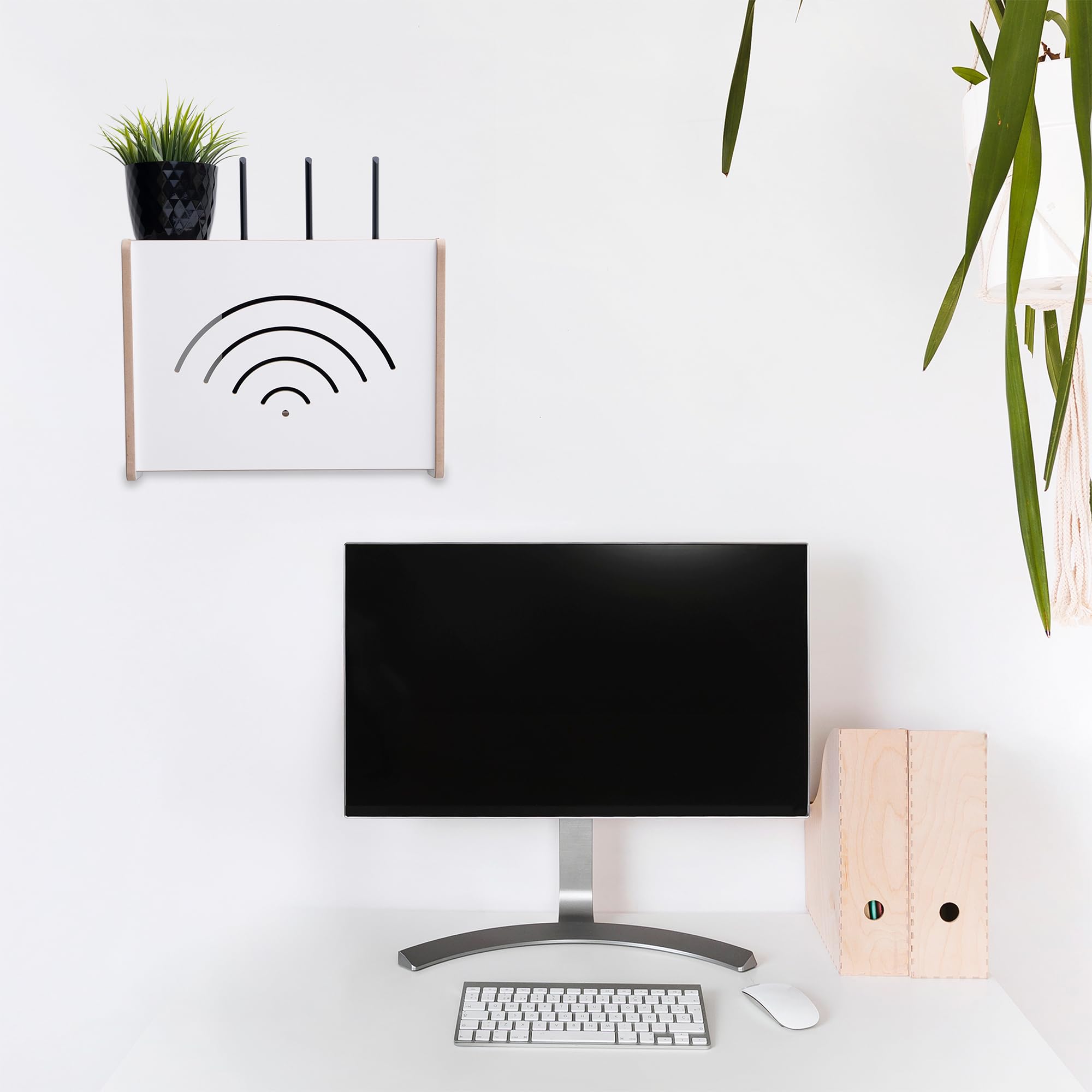 Routeur Boîte De Rangement Murale Pour Routeur Wifi Support Box
