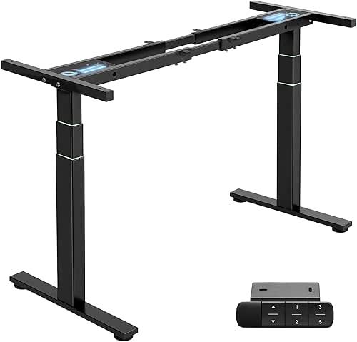 TOPSKY Dual Motor 3 Stage Electric Adjustable Standing Desk Frame