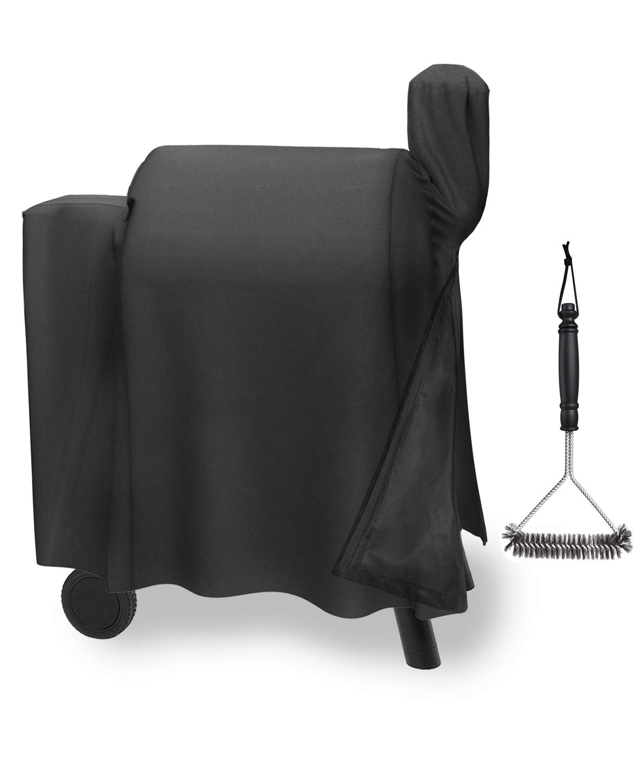 SHINESTAR Upgraded Grill Cover for Traeger Pro Series 575/22, Lil Tex Elite, Eastwood & Waterproof, Special Zipper Design, Easy to Put On and Take Off