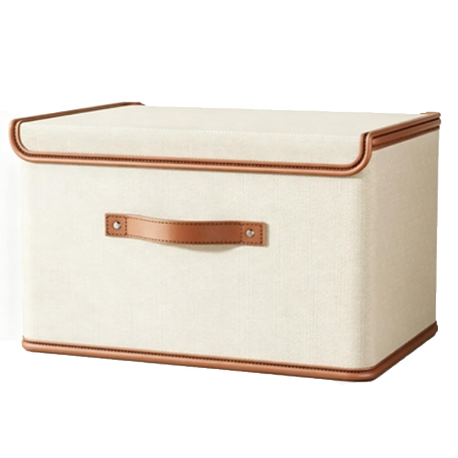 JRSIUNH Fabric Storage Box, Lidded Storage Basket