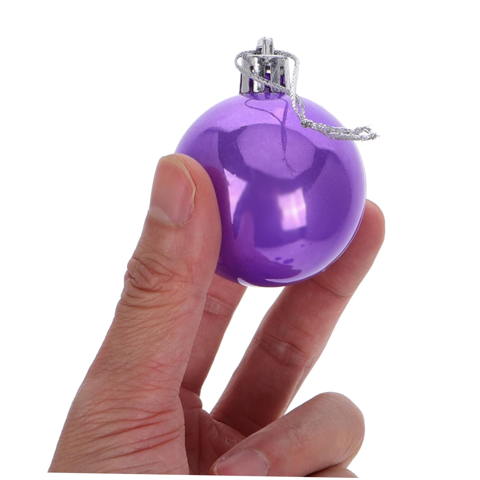37pezzi Palline di Natale Forma di Palla Ornamenti Natalizi da Appendere Infrangibili per Albero di Natale Forma di Lampadina Lavoretti Natalizi Fai da Te
