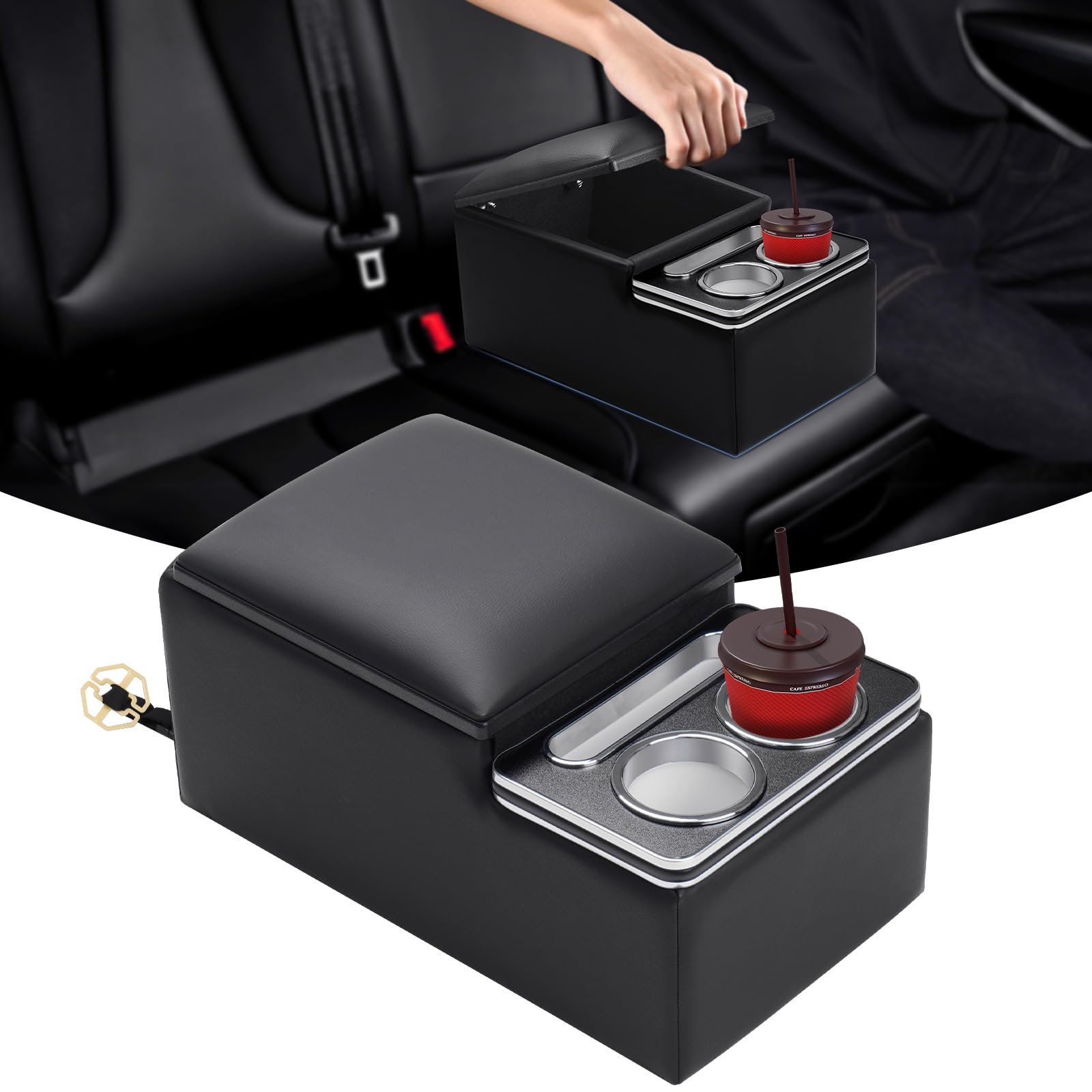 Automiim Upgraded Bench Seat Console
