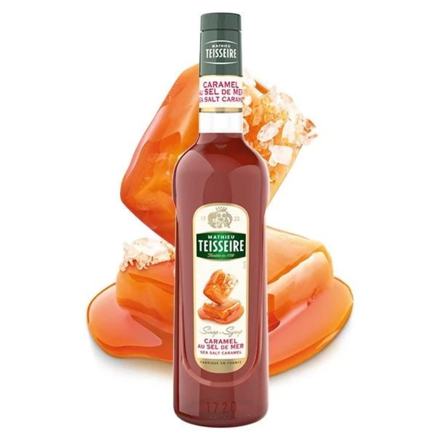 Lot de 3 - TEISSEIRE - Sirop Caramel au sel de mer - 70cL