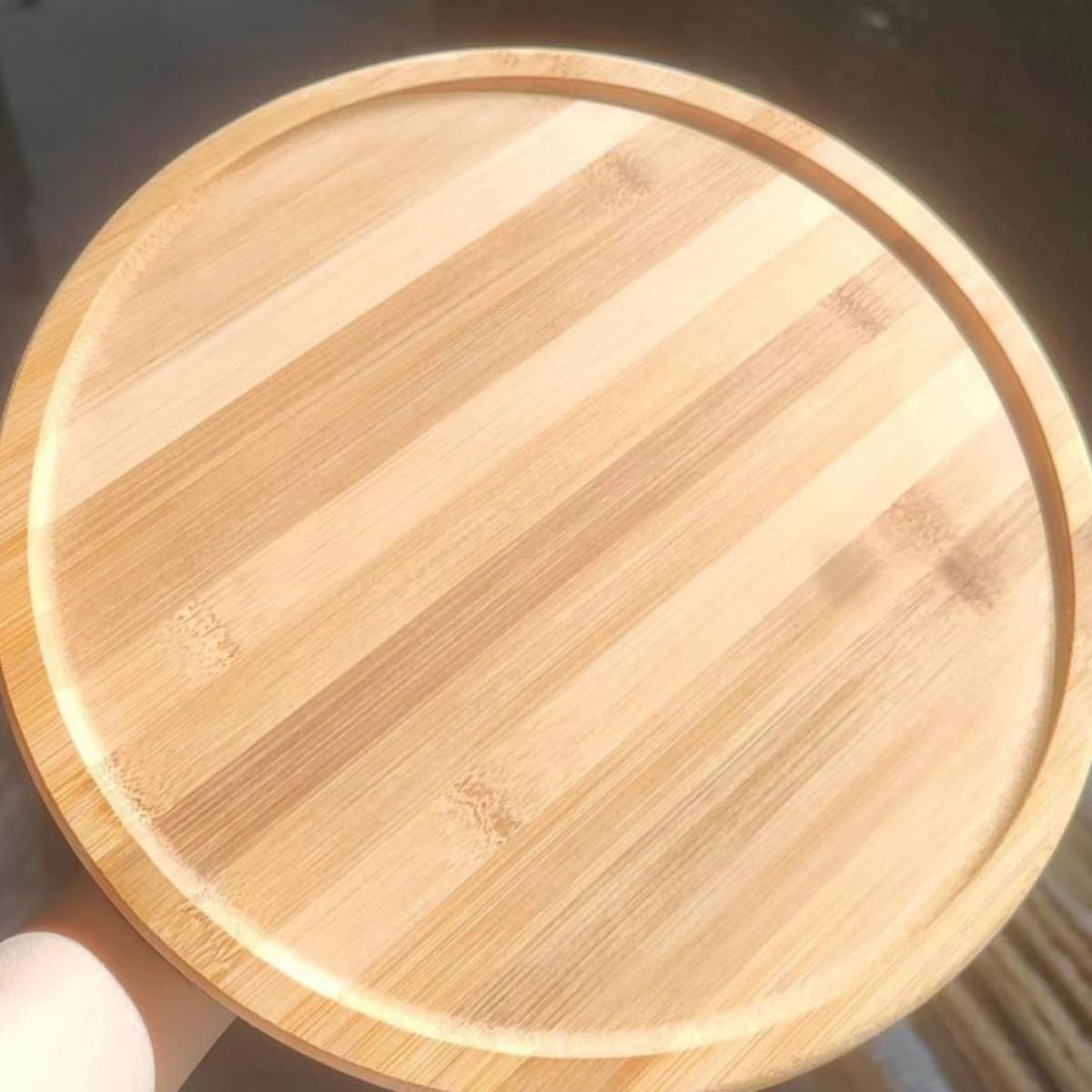 Gramofon z naturalnego drewna, 20 cm, stabilna podstawa do serwowania ciastek, rustykalny stojak na tarty, ciasteczka, do deserów, dekoracja domu