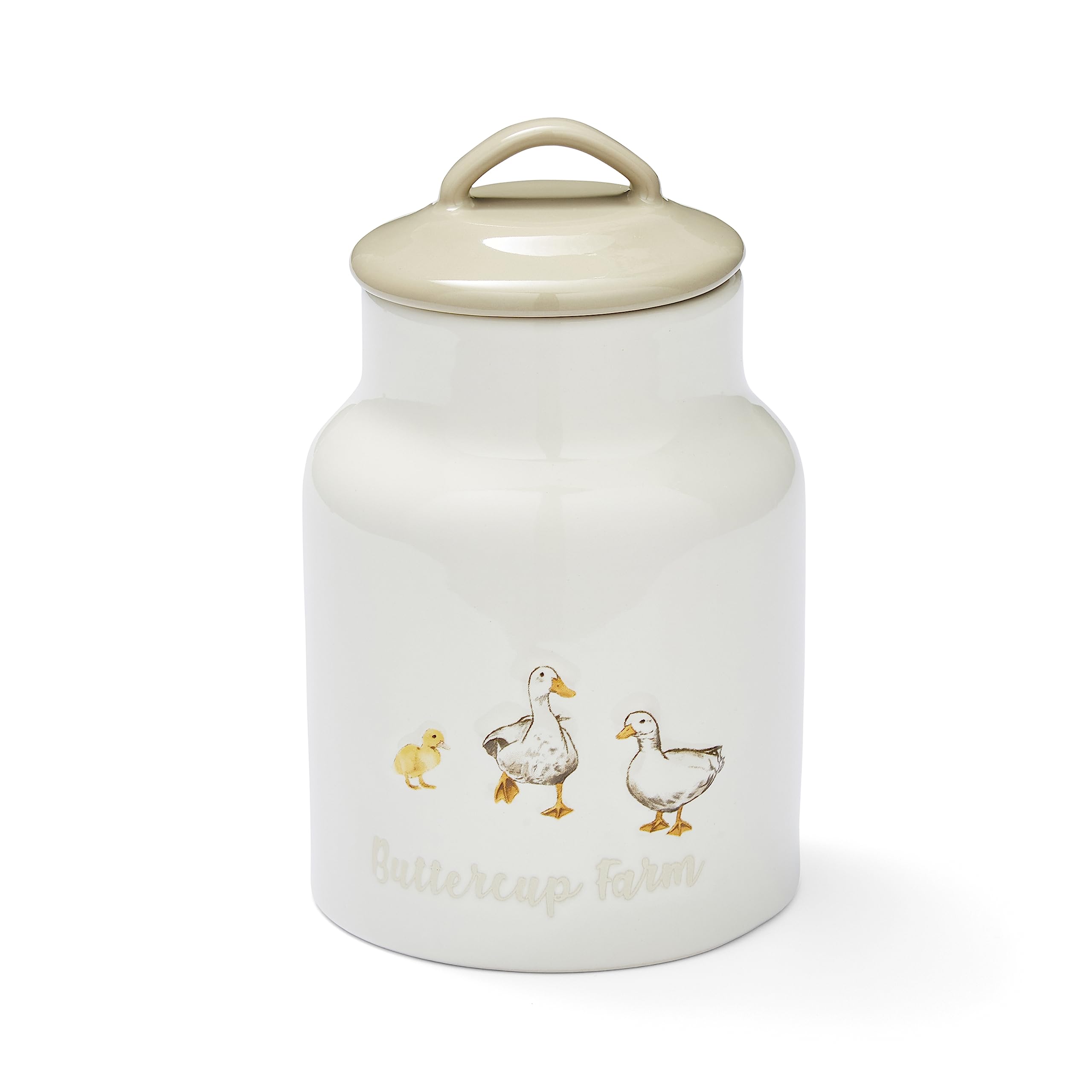 Cooksmart Ceramic TCS Canister | Tea Coffee Sugar Canisters For All Type Of Kitchens | Coffee And Tea Storage Jars With Modern Designs - Buttercup Farm